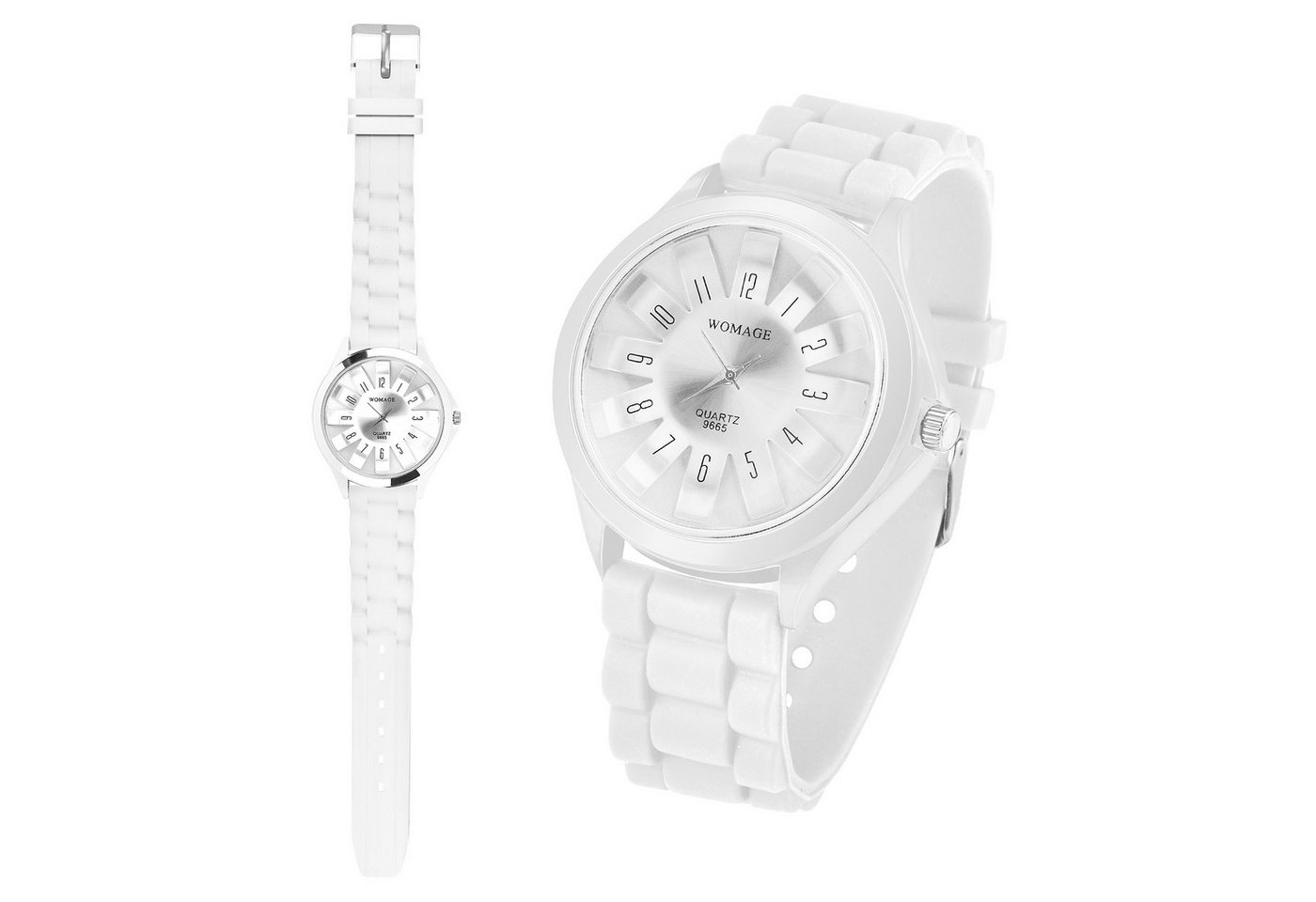 Taffstyle Quarzuhr Damen Silikon Armbanduhr Silikon Uhr für Frauen modern und zeitlos, (Mädchen Jungen Sportuhr Bunte Kinderuhr Farbige Lernuhr Silikonuhr Süß), Leicht und bequem von Taffstyle