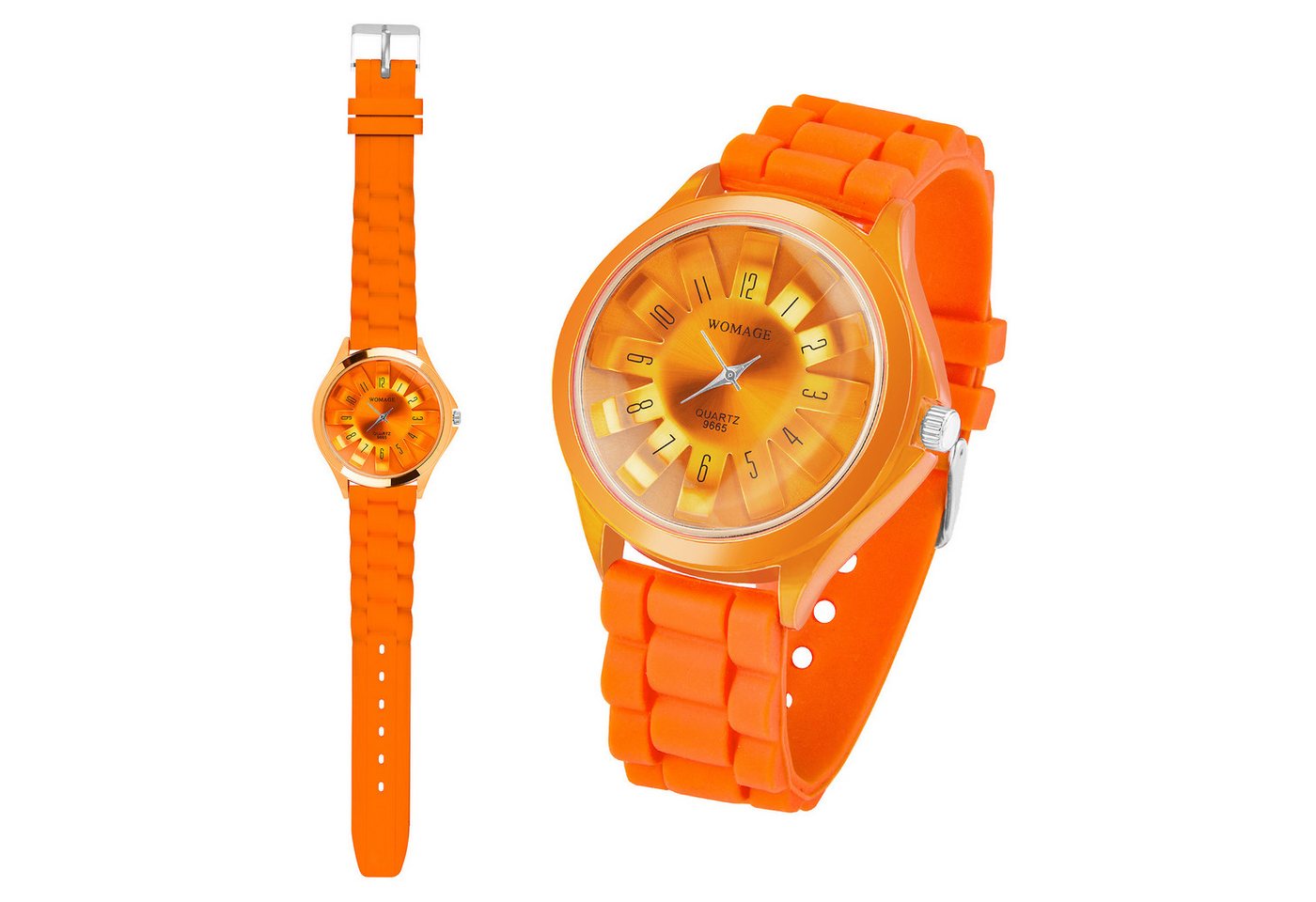 Taffstyle Quarzuhr Damen Silikon Armbanduhr Silikon Uhr für Frauen modern und zeitlos, (Mädchen Jungen Sportuhr Bunte Kinderuhr Farbige Lernuhr Silikonuhr Süß), Leicht und bequem von Taffstyle