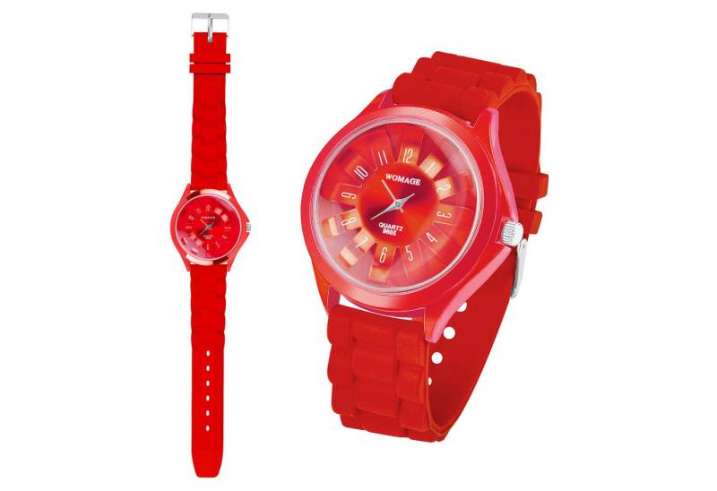 Taffstyle Quarzuhr Damen Silikon Armbanduhr Silikon Uhr für Frauen modern und zeitlos, (Mädchen Jungen Sportuhr Bunte Kinderuhr Farbige Lernuhr Silikonuhr Süß), Leicht und bequem von Taffstyle