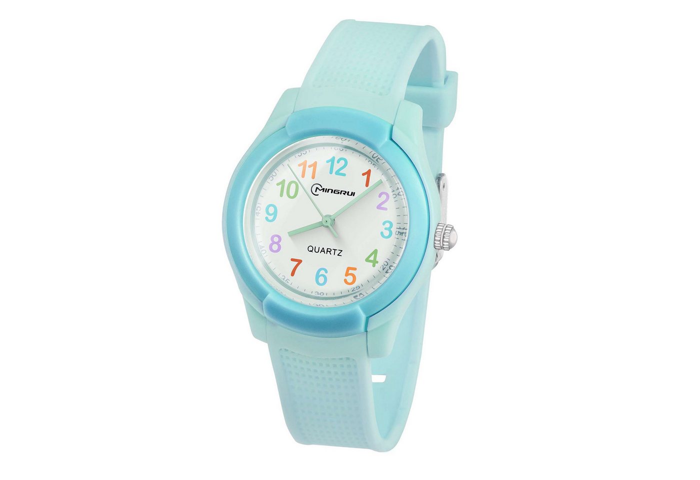Taffstyle Quarzuhr Kinder Silikon Armbanduhr Gummi Uhr Bunte Mädchen Jungen Kinderuhr, (Leichte Kinderarmbanduhr mit Silikonband und präzisem Quarzwerk - Geschenkidee) von Taffstyle