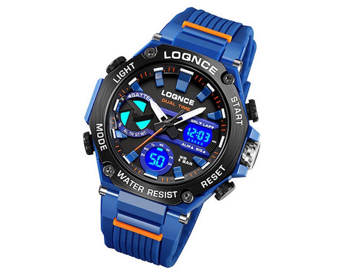 Taffstyle Sportuhr Herren Armbanduhr Digital Sportuhr Stopp Alarm Licht Chronograph Uhr, Geschenke für Männer zum Geburtstag Weihnachten Valentinstag Vatertag von Taffstyle