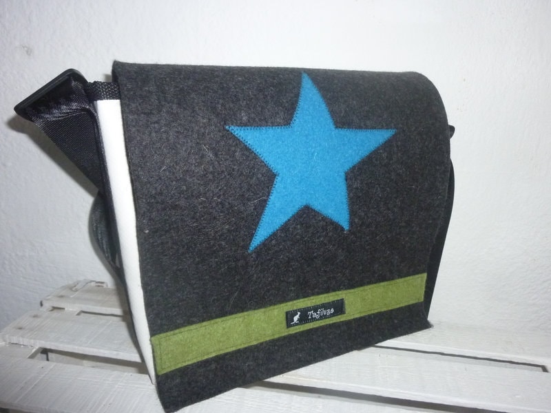 Tasche Aus Lkw-Plane Mit Auswechselbarem Deckel Tasche Aus Lkw-Plane Mit Auswechselbarem Deckel von Tafiluso