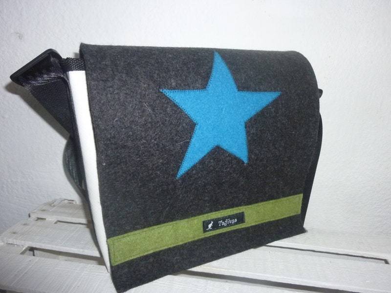 Tasche Aus Lkw-Plane Mit Auswechselbarem Deckel von Tafiluso