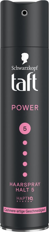 Taft Haarspray Schwarzkopf, Power Cashmere Haarstyling, 1x 250ml, 1-tlg., HaptIQ System, Haltegrad 5 von Taft