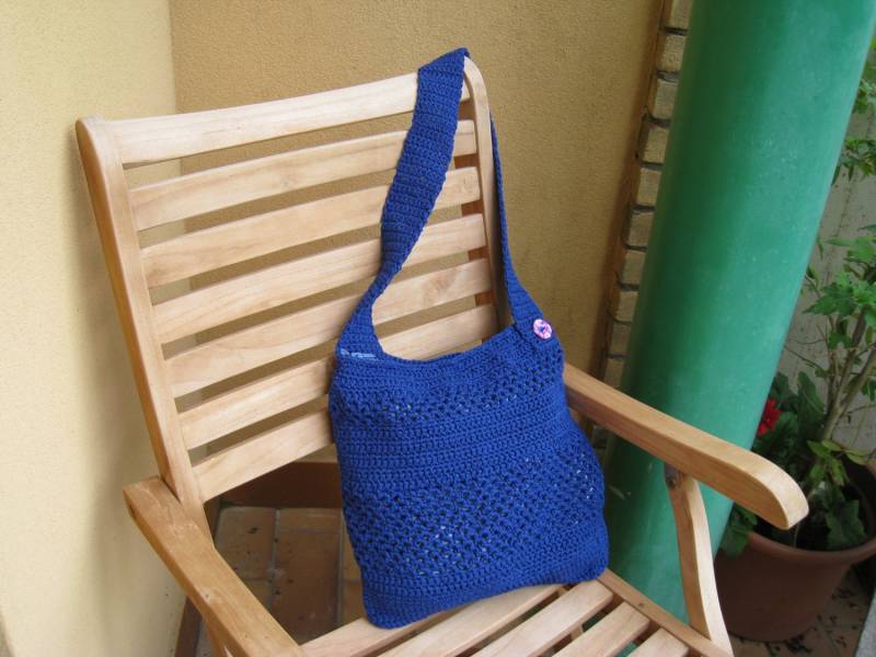 Borsa A Tracolla in Filo Di Cotone Borsa A Tracolla in Filo Di Cotone von TagliaeMaglia