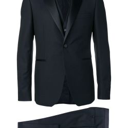 Tagliatore Blauer Wollanzug Für Herren von Tagliatore