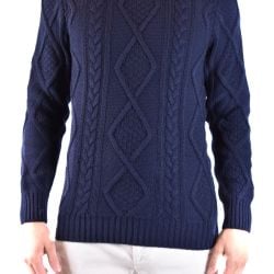 Tagliatore Dixon Blauer Wollpullover - Luxus Herrenstrickwaren von Tagliatore