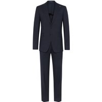 Tagliatore Dreiteilige Anzug aus feiner Schurwolle mit fallendem Rervers in 48 von Tagliatore