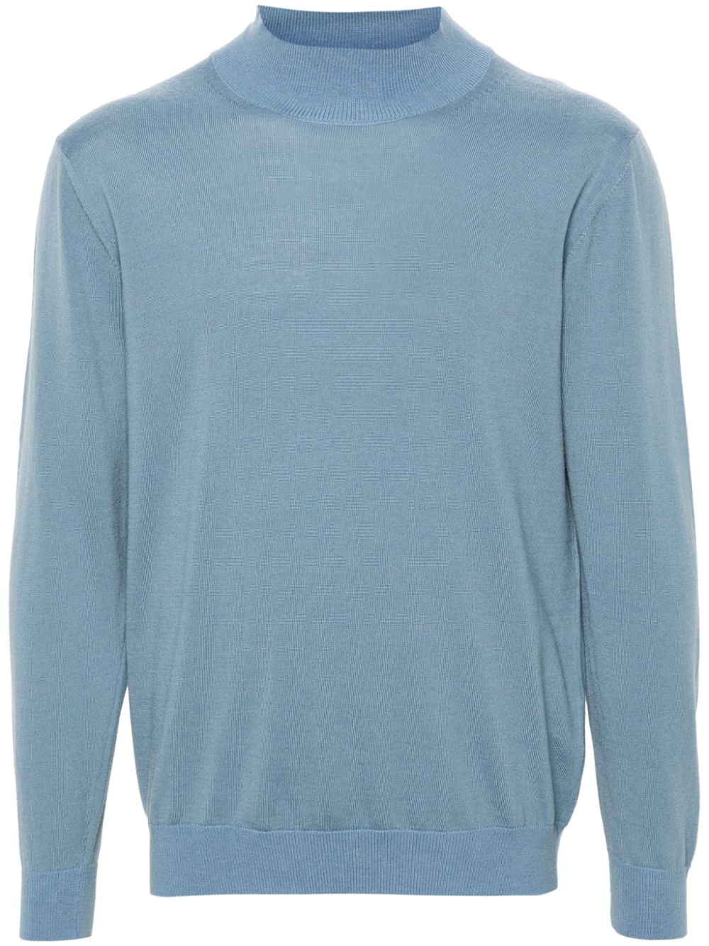 Tagliatore Fein gerippter Freud Pullover - Blau von Tagliatore