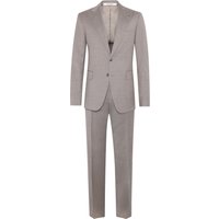 Tagliatore Teilgefütterter Anzug aus feiner Schurwolle mit Stretchanteil in 48 von Tagliatore