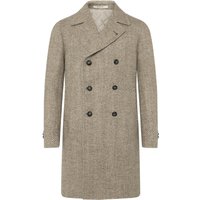 Tagliatore Zweireiher-Kurzmantel aus einem Wollmix mit Reverskragen in 48 von Tagliatore