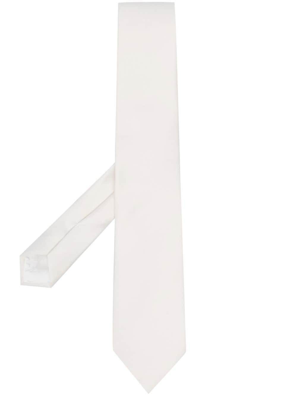 Tagliatore Klassische Krawatte - Weiß von Tagliatore