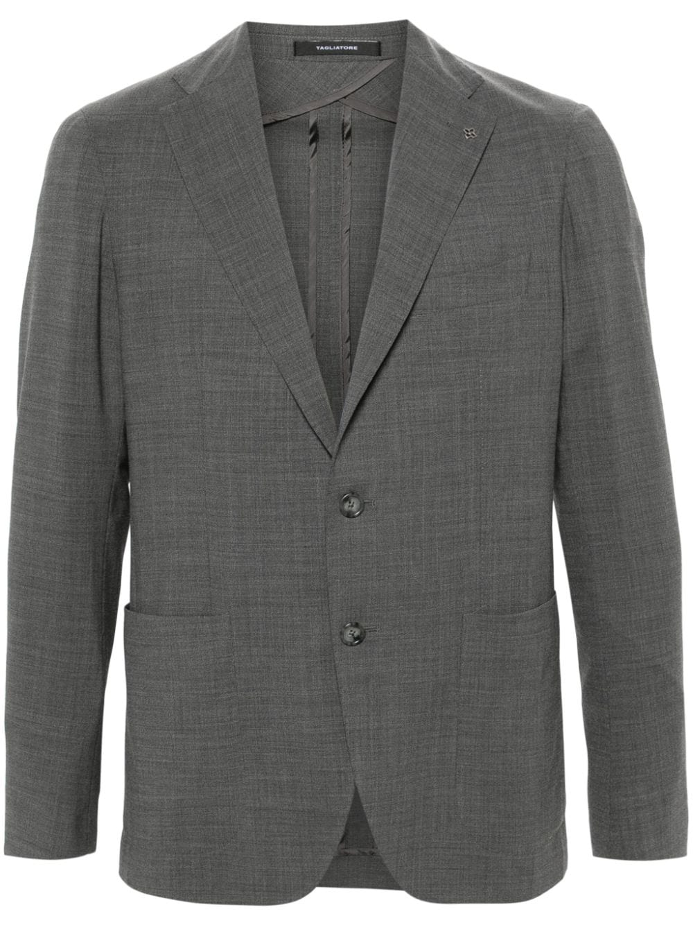 Tagliatore notched-lapels single-breasted blazer - Grau von Tagliatore