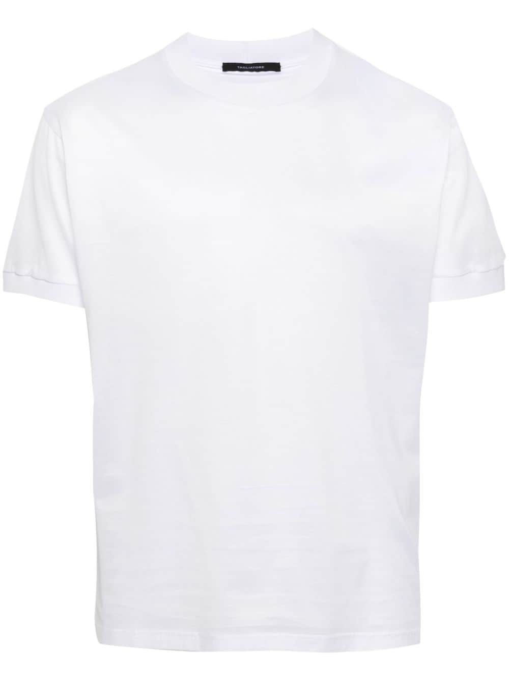 Tagliatore Klassisches T-Shirt - Weiß von Tagliatore