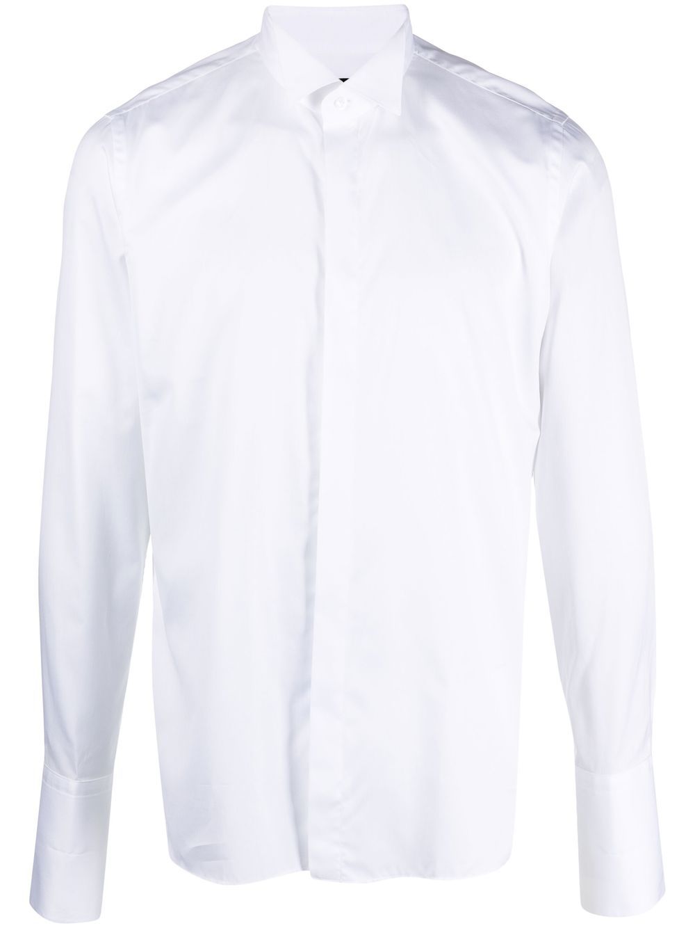 Tagliatore Klassisches Smoking-Hemd - Weiß von Tagliatore