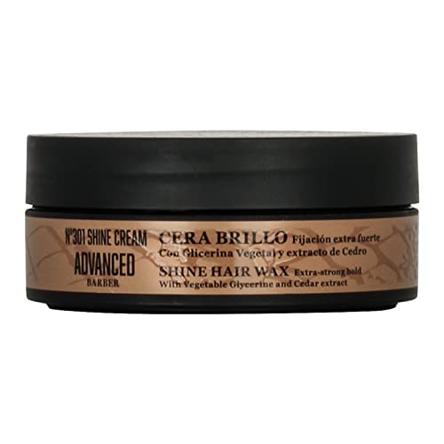 Tahe Advanced Barber Haarwachs mit Glanz für Herren – Extra starker Halt Nº301 Shine Cream, 100 ml von Tahe