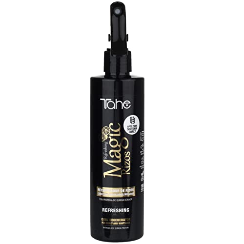 Tahe Magic Rizos Refreshing Spray – Lockenauffrischer für welliges und lockiges Haar, geeignet für die Curly Girl Methode, 300 ml von Tahe
