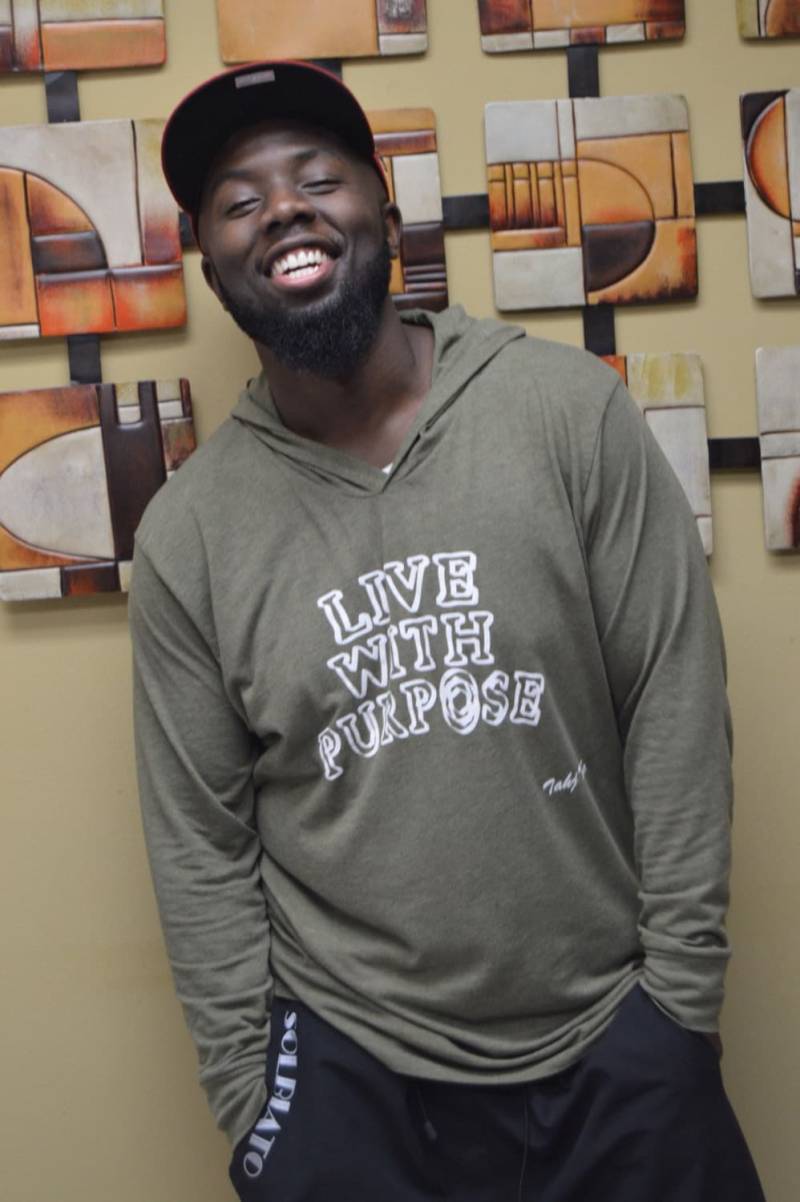 Männer Live With Purpose Hoodie Männer Live With Purpose Hoodie von TahjTees