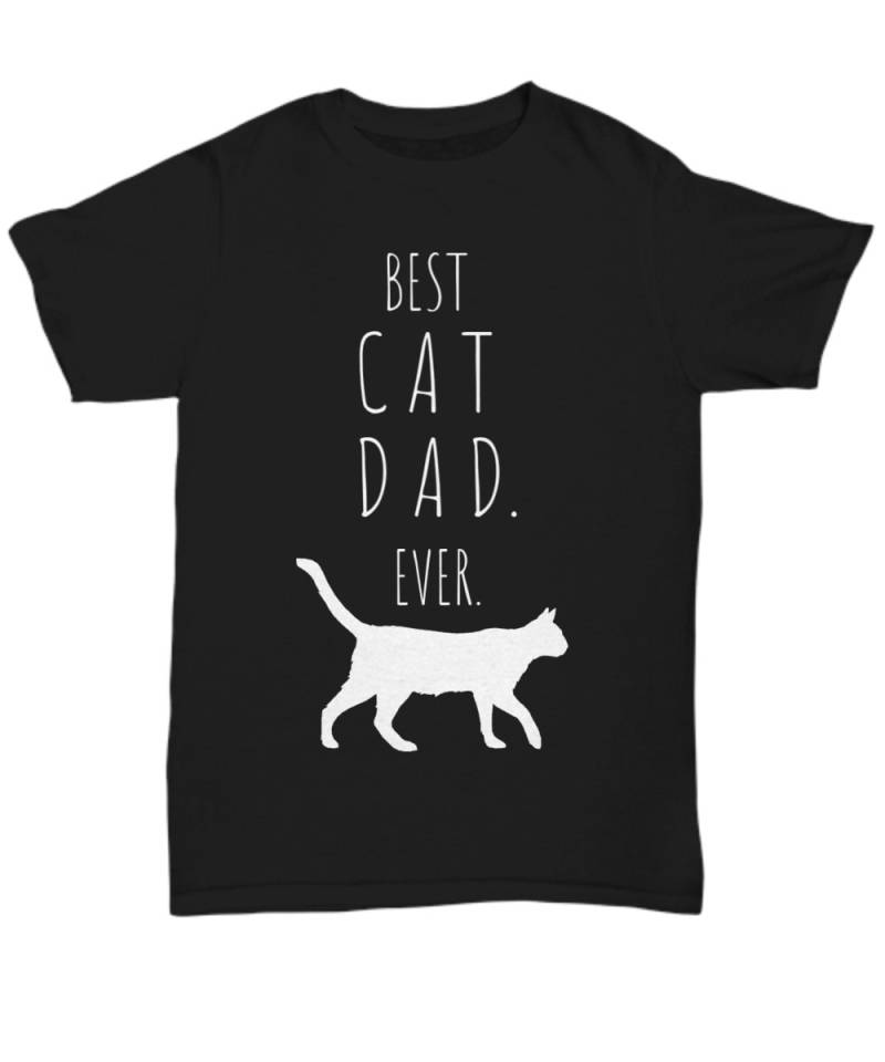 Bester Katzenvater Aller Zeiten T-Shirt Geschenk Für Katzenvater, Vatertagsgeschenk von TahomaVistaFiberMill