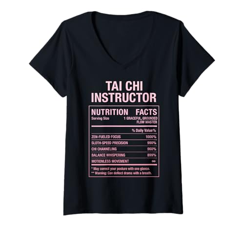 Damen Fakten zum Tai Chi Lehrer T-Shirt mit V-Ausschnitt Damen Fakten zum Tai Chi Lehrer T-Shirt mit V-Ausschnitt von Tai Chi Instructor Tees & Gifts
