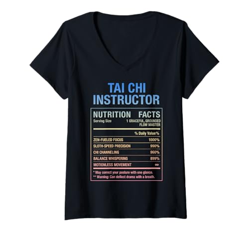 Damen Fakten zum Tai Chi Lehrer T-Shirt mit V-Ausschnitt Damen Fakten zum Tai Chi Lehrer T-Shirt mit V-Ausschnitt von Tai Chi Instructor Tees & Gifts