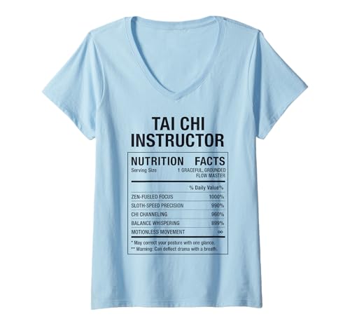 Damen Fakten zum Tai Chi Lehrer T-Shirt mit V-Ausschnitt Damen Fakten zum Tai Chi Lehrer T-Shirt mit V-Ausschnitt von Tai Chi Instructor Tees & Gifts