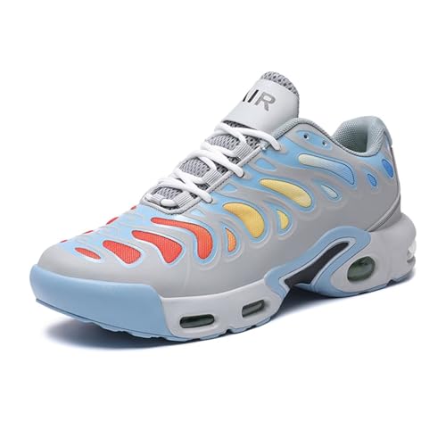 Running Schuhe Herren leichte Laufschuhe Sportschuhe mit Luftpolster Atmungsaktiv Stoßdämpfung rutschfeste Walkingschuhe Freizeitschuhe Tennisschuhe Sneaker Damen Shoes von Taiati