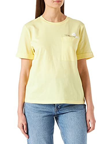 TAIFUN Damen 171019-16121 T-Shirt, Sunflower Gemustert, 46 von Taifun