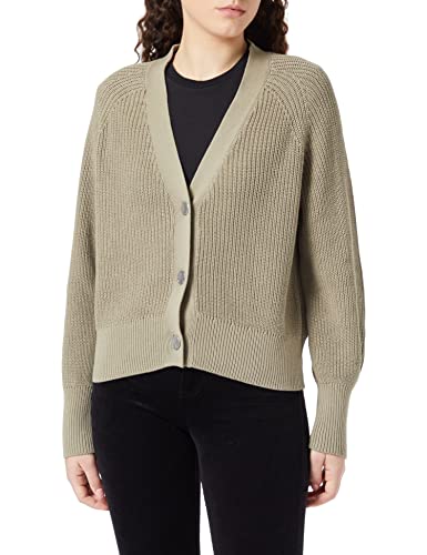 TAIFUN Damen 232015-15402 Jacke Strick, Heather Green, 42 von Taifun