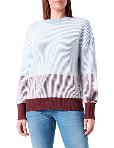 TAIFUN Damen 272005-15307 Pullover, Morning Sky Gemustert, 38 von Taifun