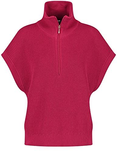 TAIFUN Damen 272027-15402 Pullunder, Cranberry, 38 von Taifun