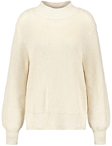 TAIFUN Damen 272036-15409 Pullover, Champagne Gemustert, 42 von Taifun