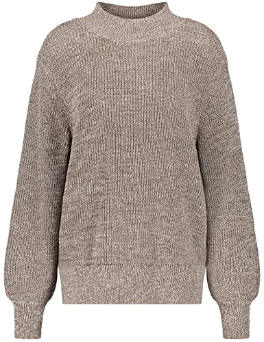 TAIFUN Damen 272036-15409 Pullover, Taupe Gemustert, 34 von Taifun