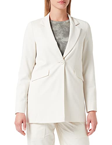 TAIFUN Damen 330309-11060 Blazer Langarm, Light Creme, 38 von Taifun