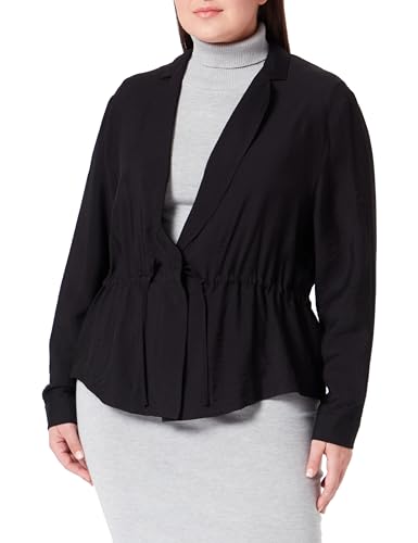 TAIFUN Damen 330321-11159 Blazer, Schwarz, 44 von Taifun