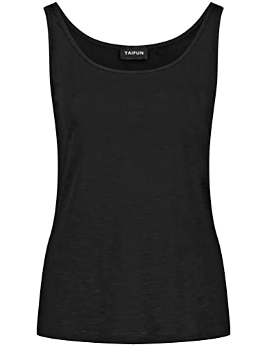 TAIFUN Damen 371333-16200 Top, Schwarz, 34 von Taifun