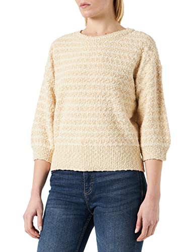 TAIFUN Damen 372308-15105 Pullover, Roasted Hazel Gemustert, 38 von Taifun