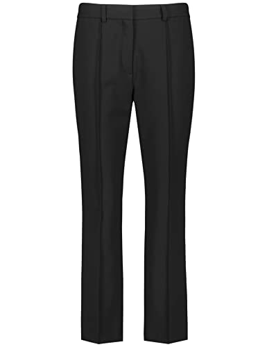 TAIFUN Damen Kickflared Hose, Schwarz, 40 von Taifun