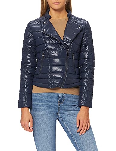 TAIFUN Damen Outdoorjacke Nicht Wolle Jacke, Dark Lake Blue, 38 von Taifun