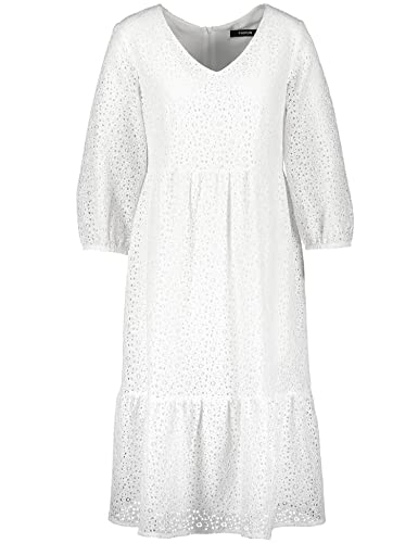 Taifun Damen 180006-11016 Kleid, Offwhite, 36 von Taifun