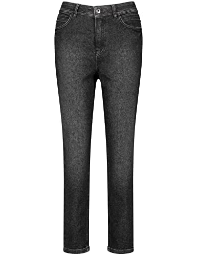 TAIFUN Damen Mom Fit Jeans, Dark Grey Denim, 36 von Taifun