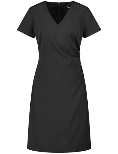 TAIFUN Damen 980964-19800 Kleid, Schwarz, 40 von Taifun