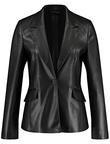 TAIFUN Damen 230019-11384 Blazer Langarm, Schwarz, 42 von Taifun