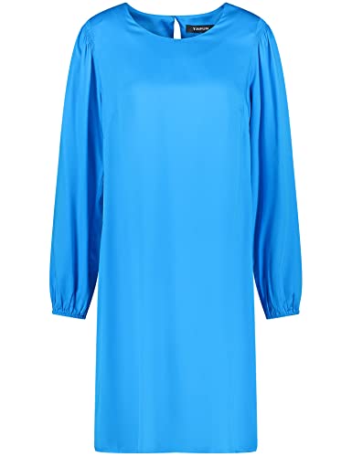 TAIFUN Damen 280020-11232 Kleid Gewebe, Electric Blue, 38 von Taifun