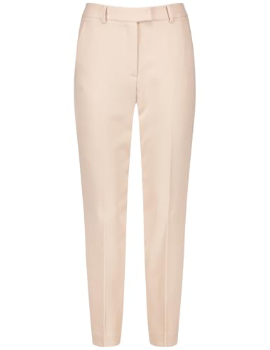 Taifun Damen Elegante 7/8 Hose Tailored Fit unifarben 7/8 Länge Seashell 42 von Taifun