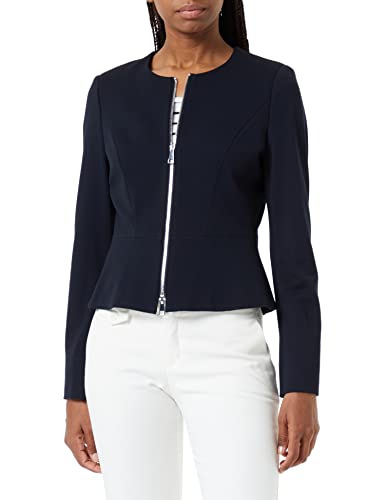 Taifun Damen Jacke Gewirke Blazer, Marine, 42 von Taifun