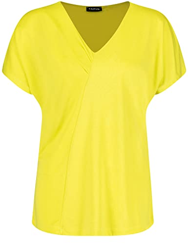 TAIFUN Damen 371310-16108 T-Shirt, Vibrant Lime, 42 von Taifun