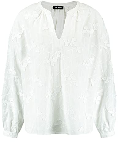 TAIFUN Damen 360316-11010 Bluse, Offwhite, 40 von Taifun