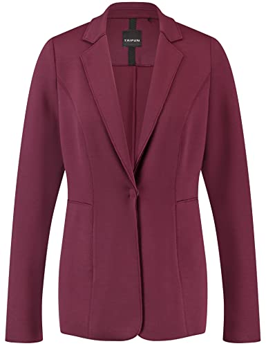 TAIFUN Damen 230008-11358 Blazer Langarm, Black Cherry, 36 von Taifun