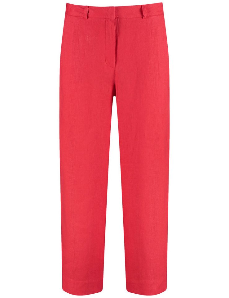 Taifun Leinenhose – Leinen Loose Fit Hose mit weitem Bein in Trendfarbe von Taifun